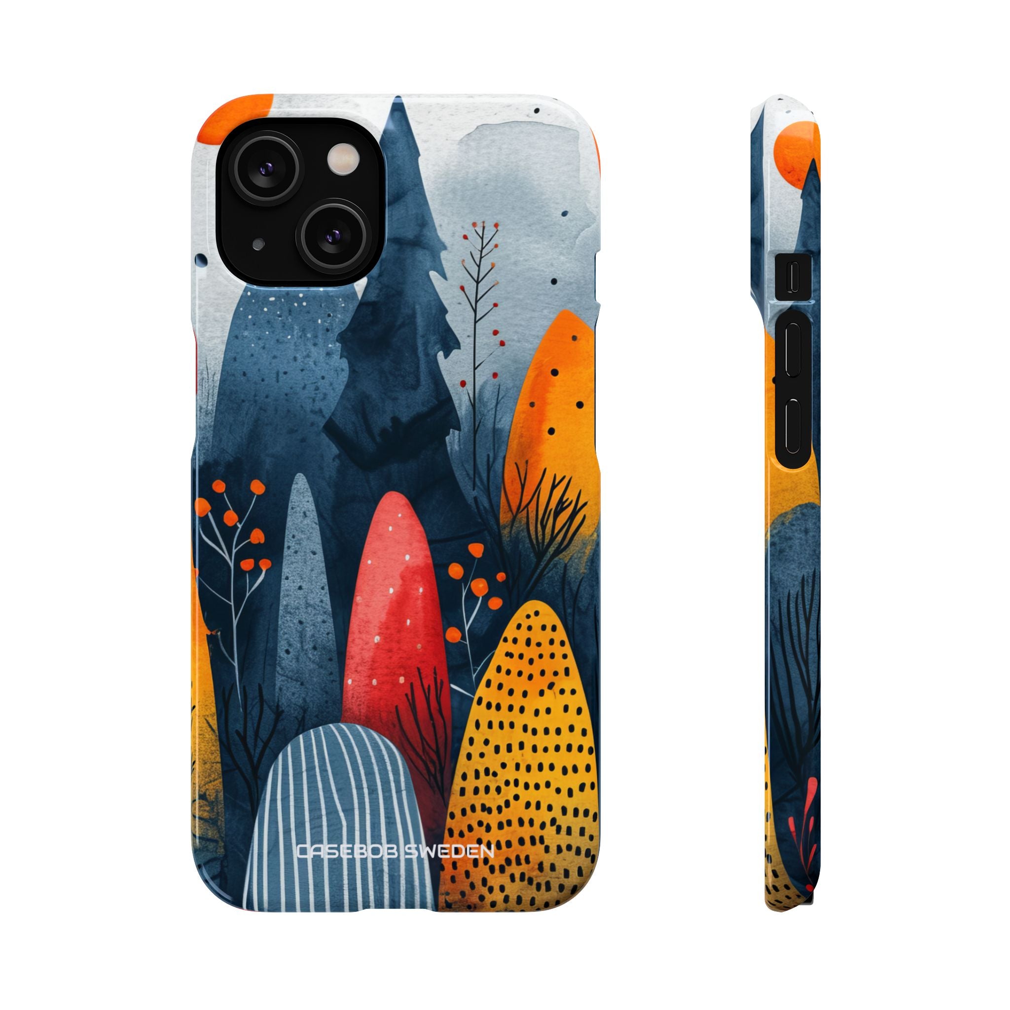 Whimsical Nature - Slim iPhone 14 Phone Case