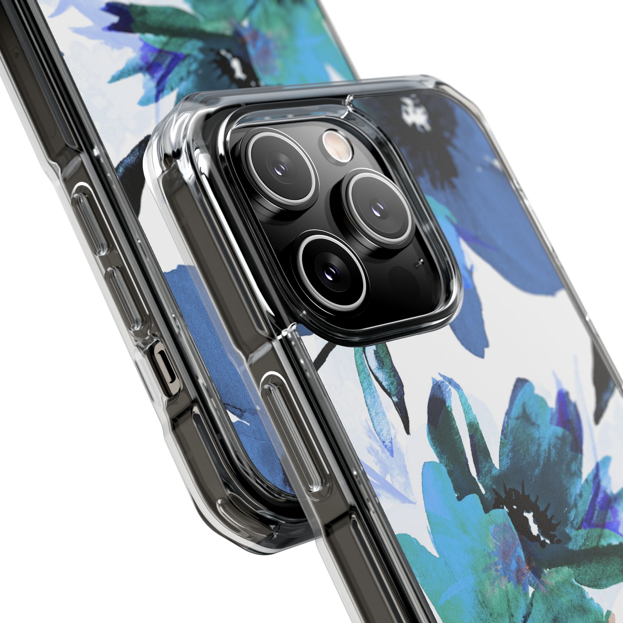 Blue Blossom Radiance iPhone 14 Pro Case - Impact
