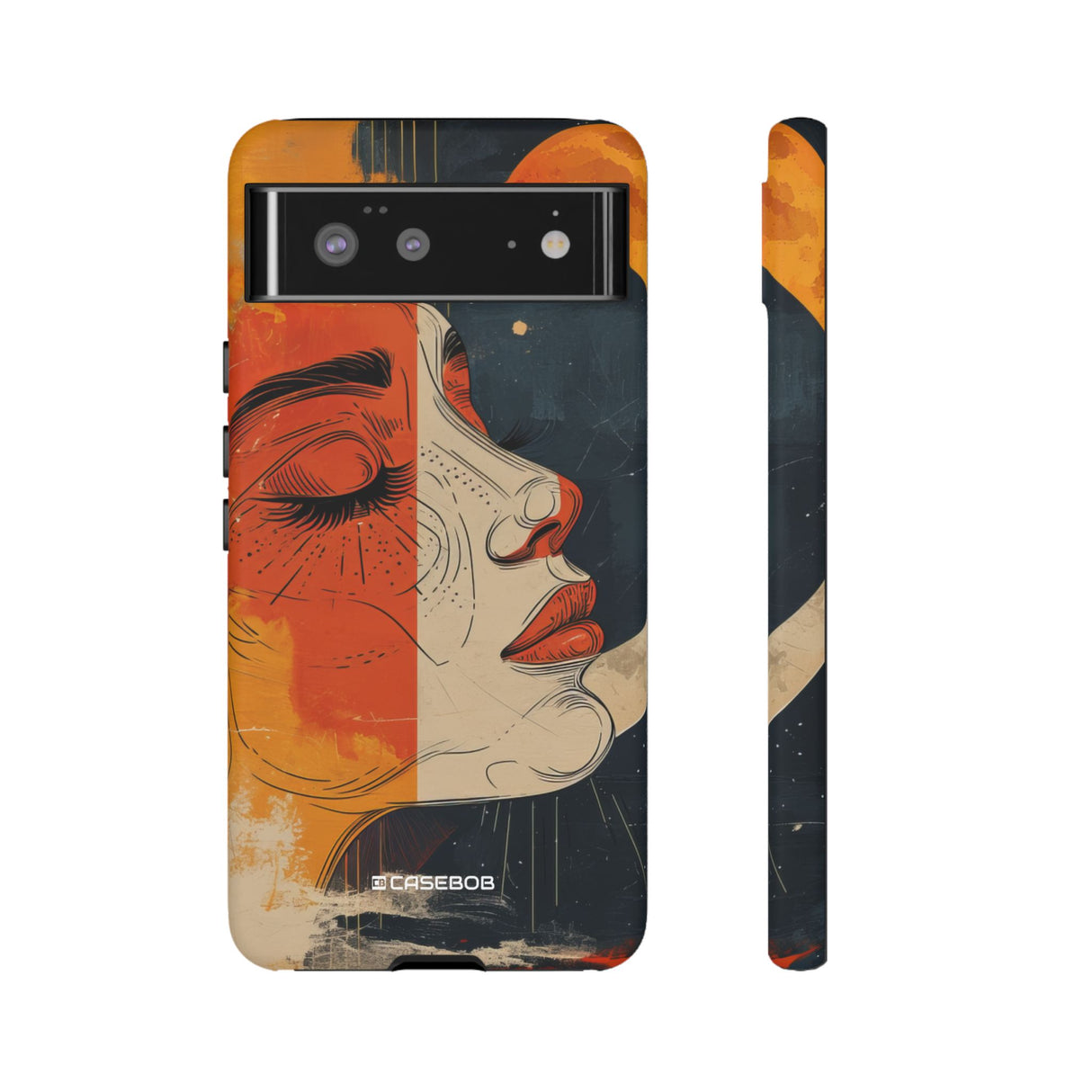 Celestial Duality | Protective Phone Case for Google Pixel