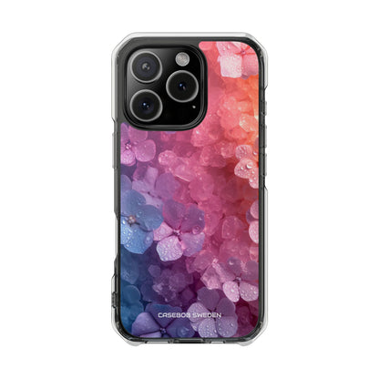 Floral Chill Blooms - Clear Impact iPhone 16 Phone Case