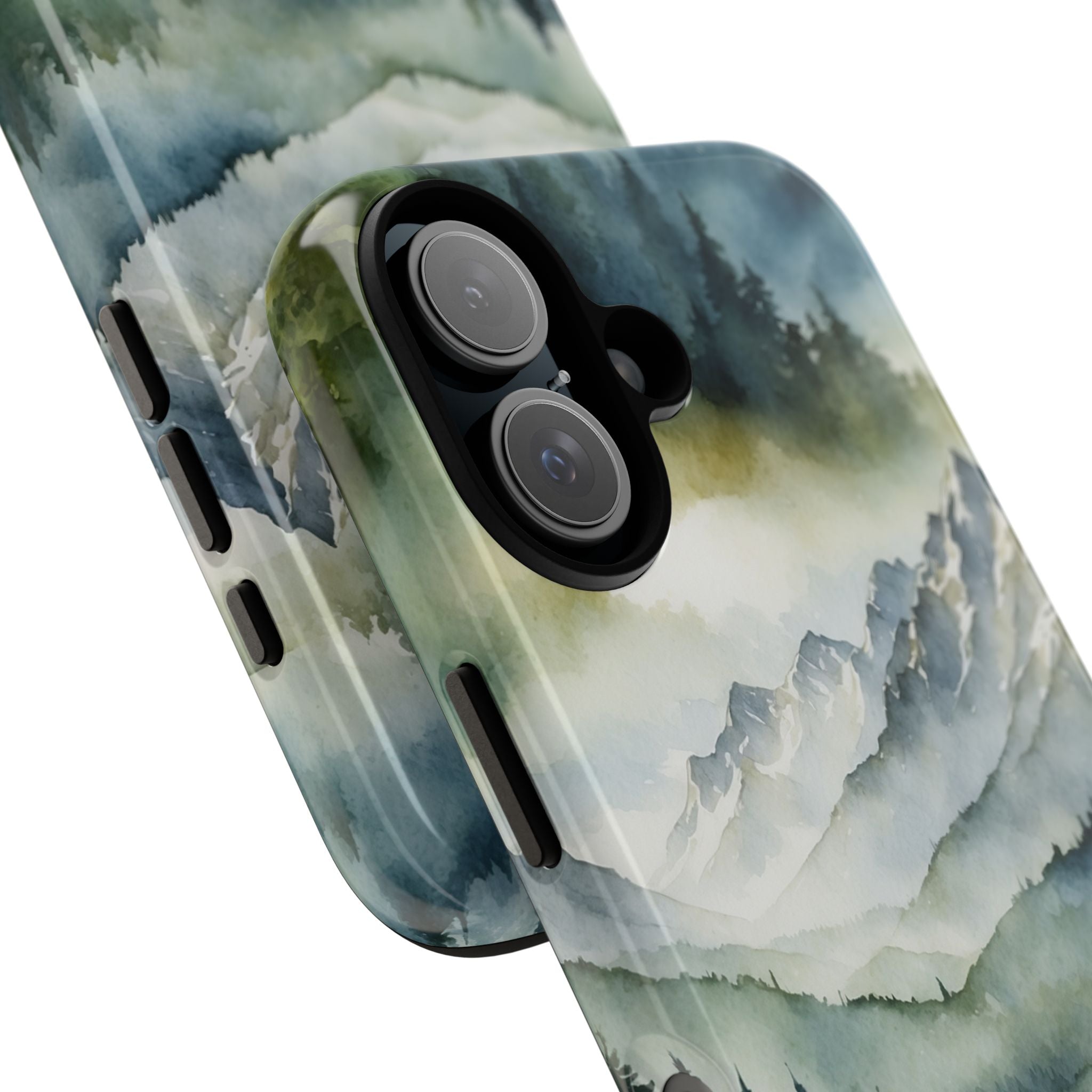 Misty Peaks Emerge - iPhone Case