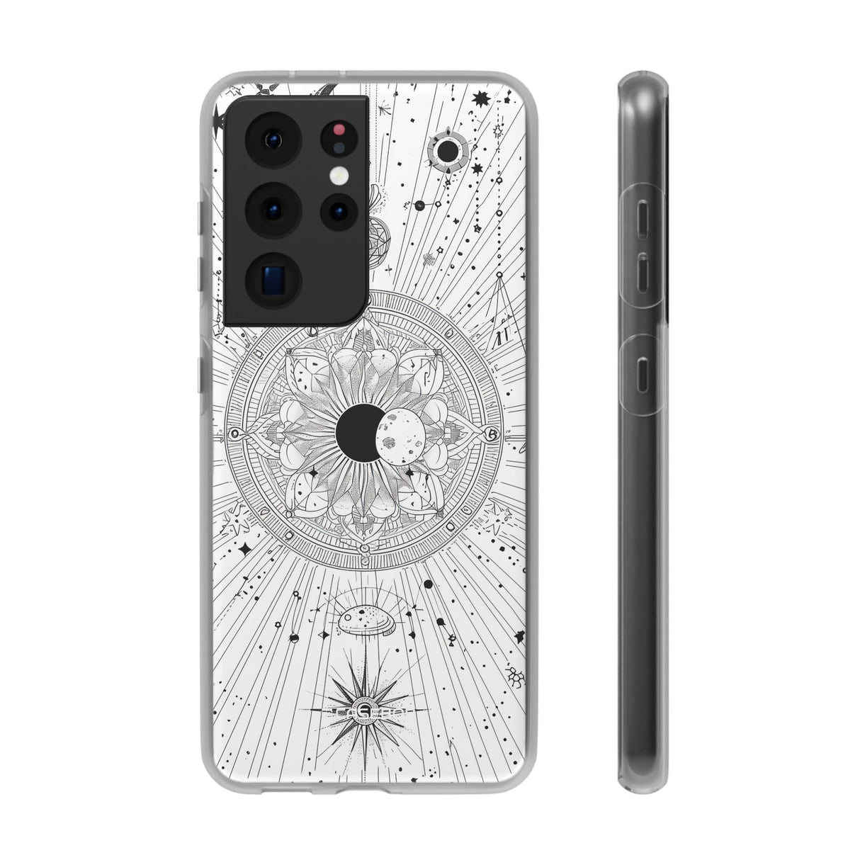 Himmlisches Mandala Mystique | Flexible Handyhülle für Samsung Galaxy