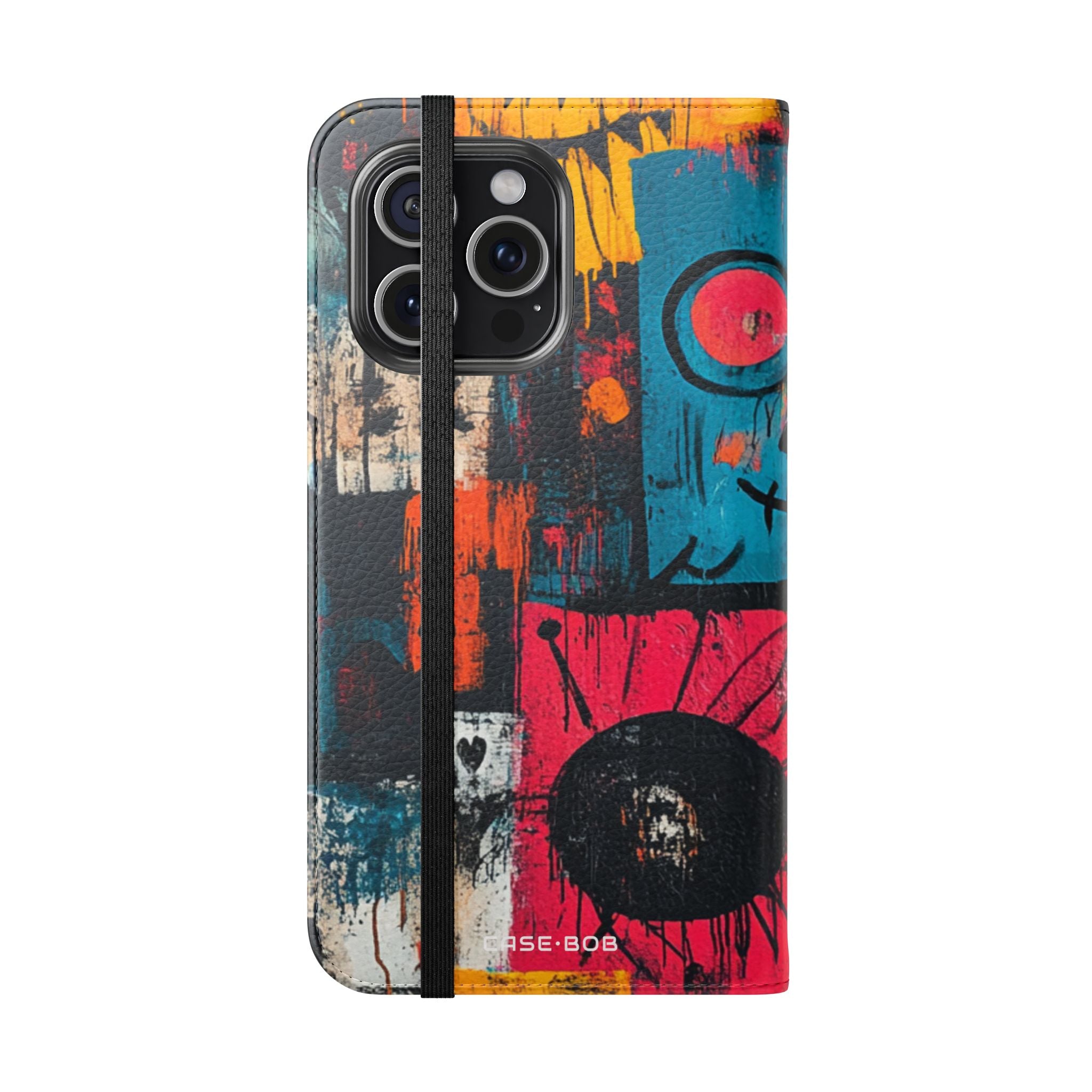 Turquoise Grin - iPhone 15 Pro Max Case - Wallet