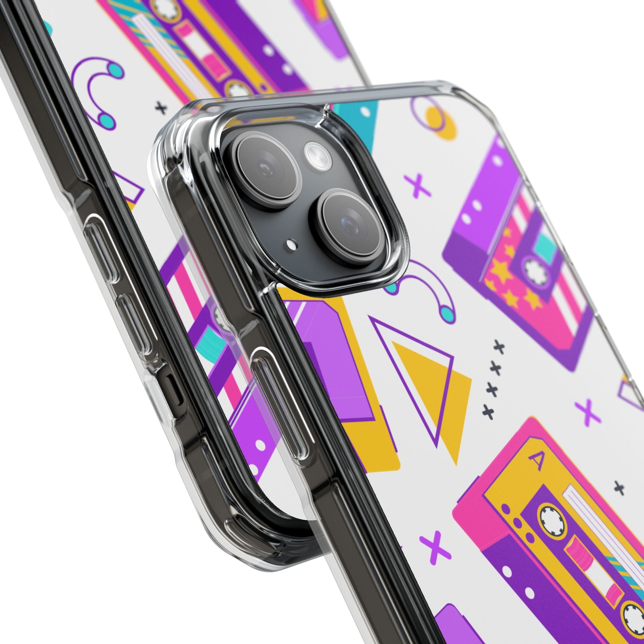 Retro Cassette Chaos iPhone Case - Impact