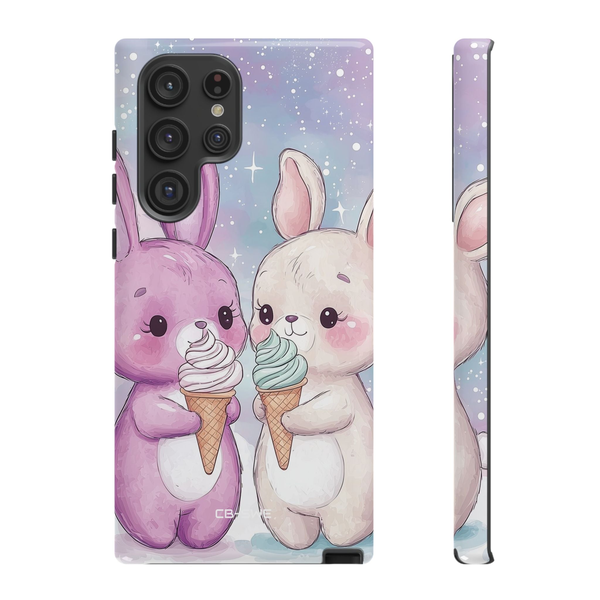 Rabbits Enjoy Ice Cream - Samsung Case