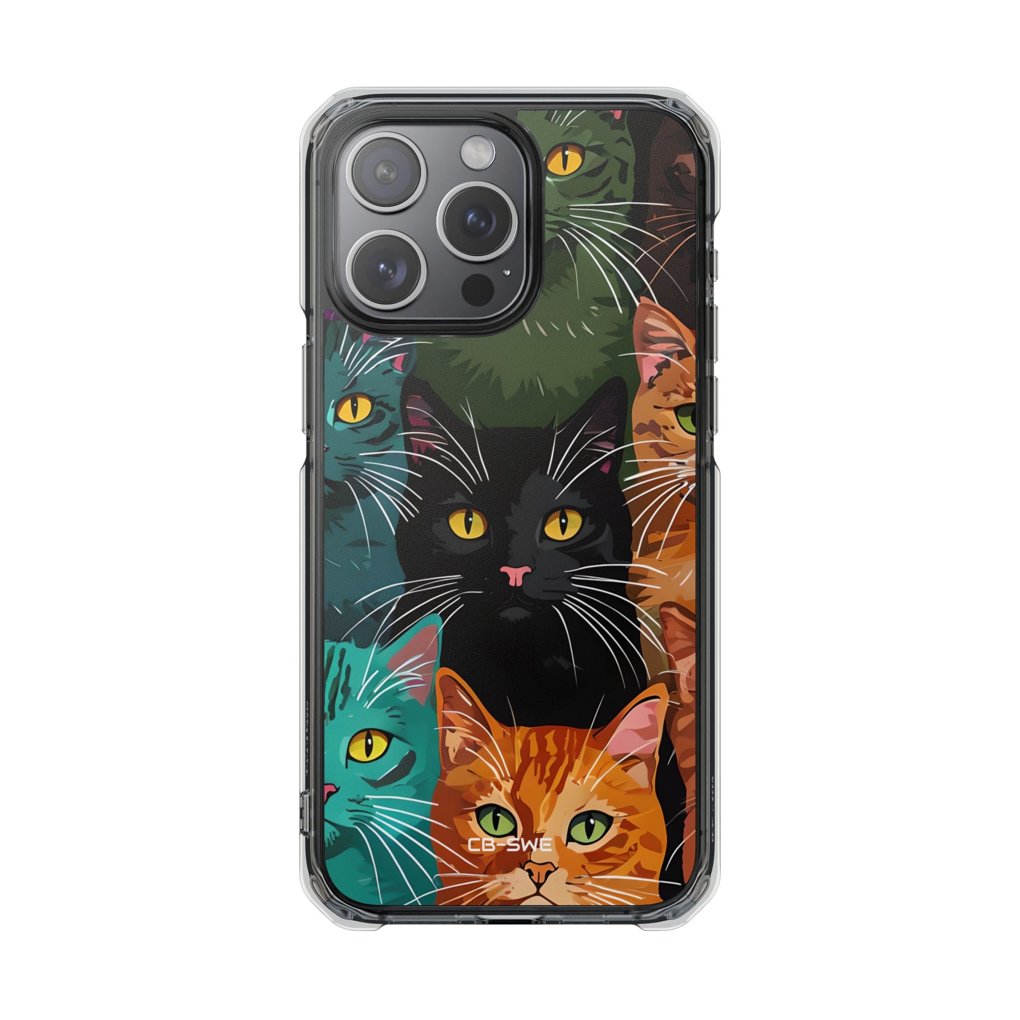 Colorful Cat Charisma iPhone Case - Impact