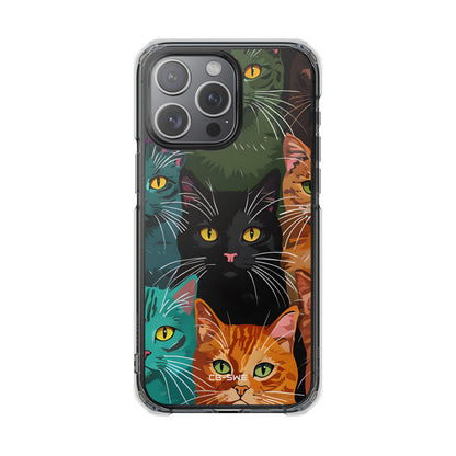 Colorful Cat Charisma iPhone Case - Impact