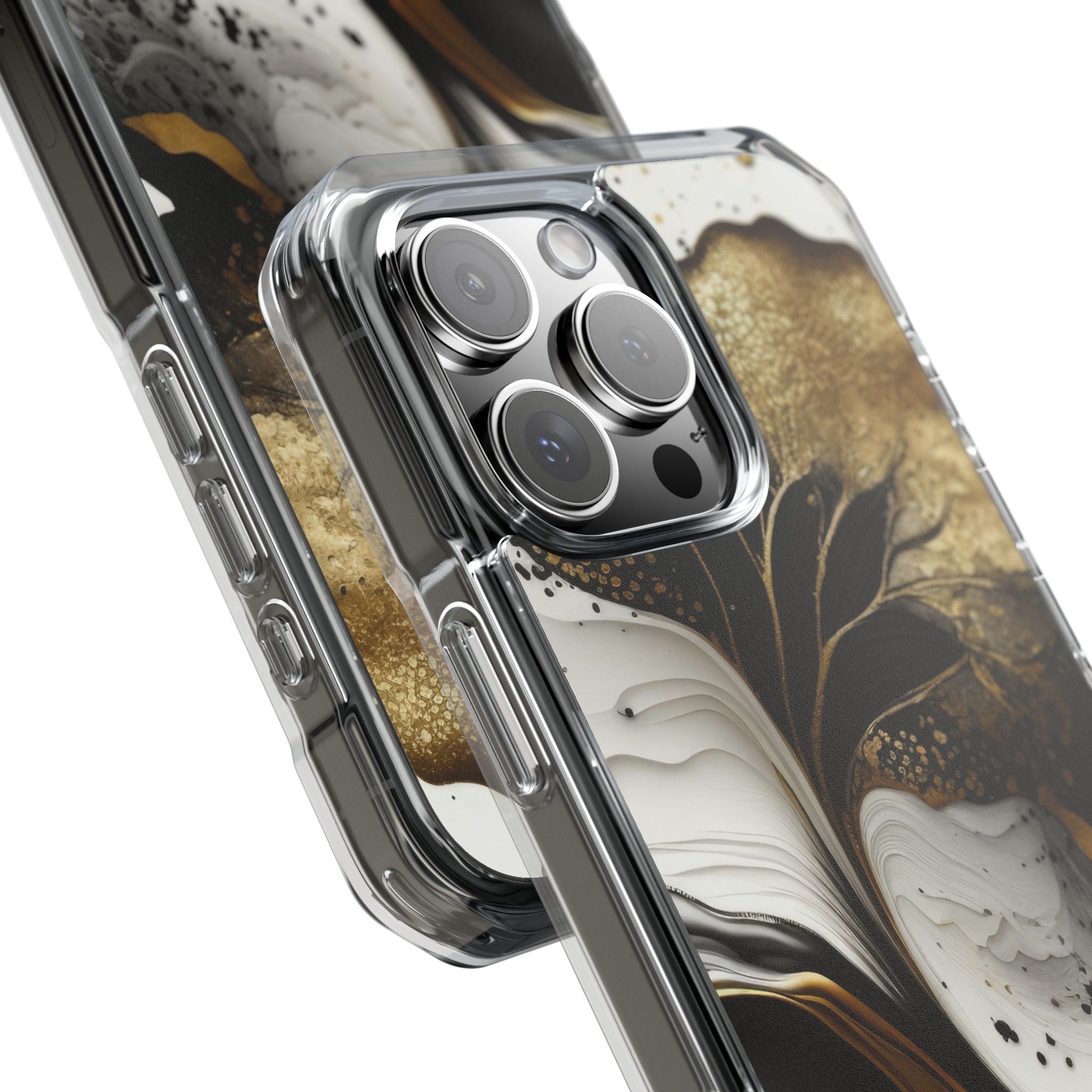 Gold Swirl Elegance iPhone Case - Impact