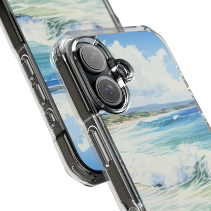 Foamy Wave Breeze iPhone 16 Case - Impact