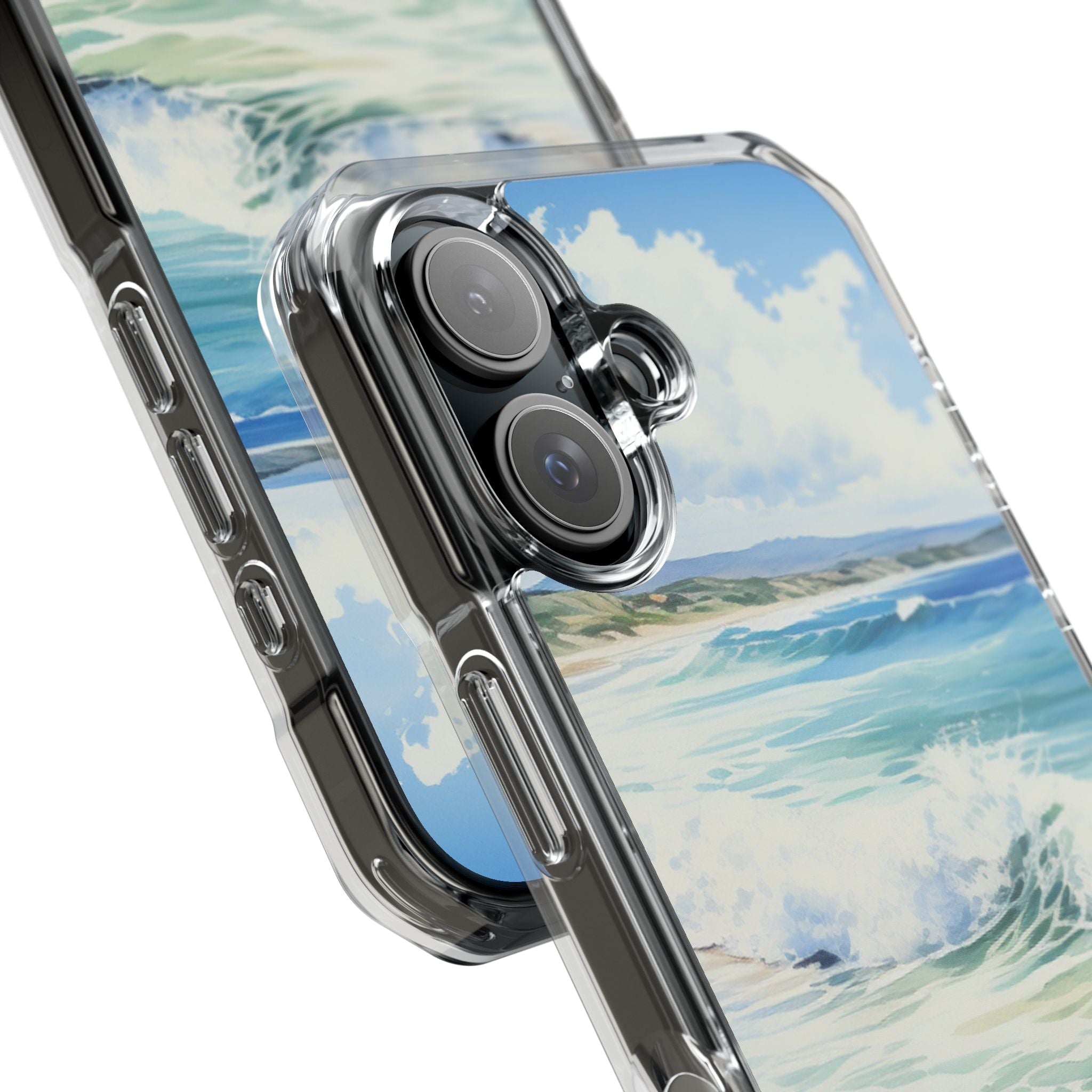Foamy Wave Breeze iPhone 15 Case - Impact