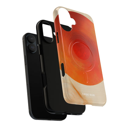 Sunburst Swirl iPhone 16 Plus Case - Tough+