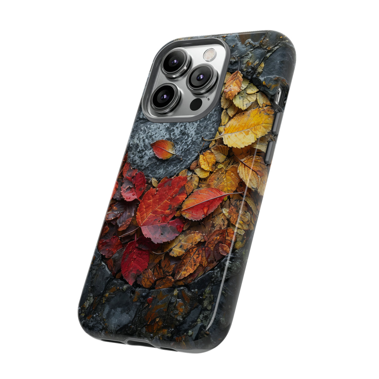 Autumn Peace Leaf Sign - Protective Phone Case