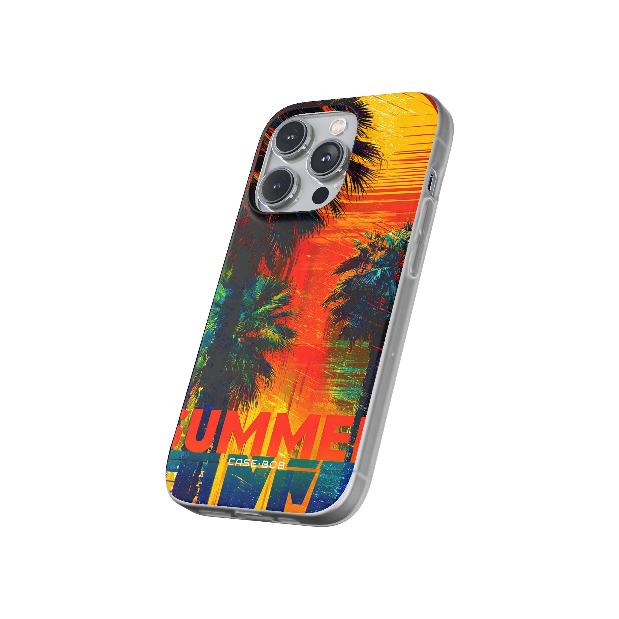 Tropical Sunburst iPhone 14 Pro Case - Soft