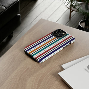 Modern Stripe Line - Protective Phone Case