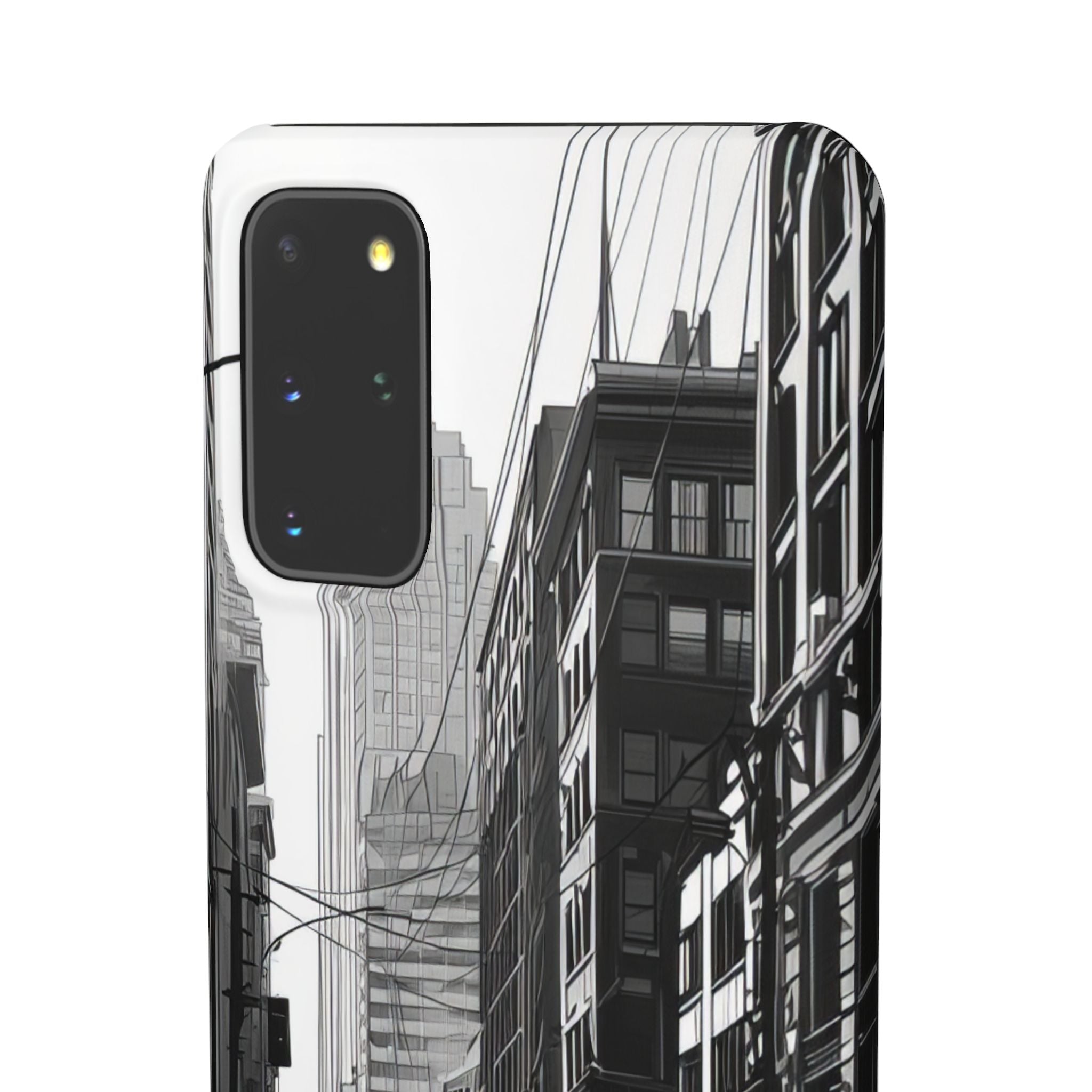 Urban Cityscape Line Perspective Samsung S20 - Slim Phone Case