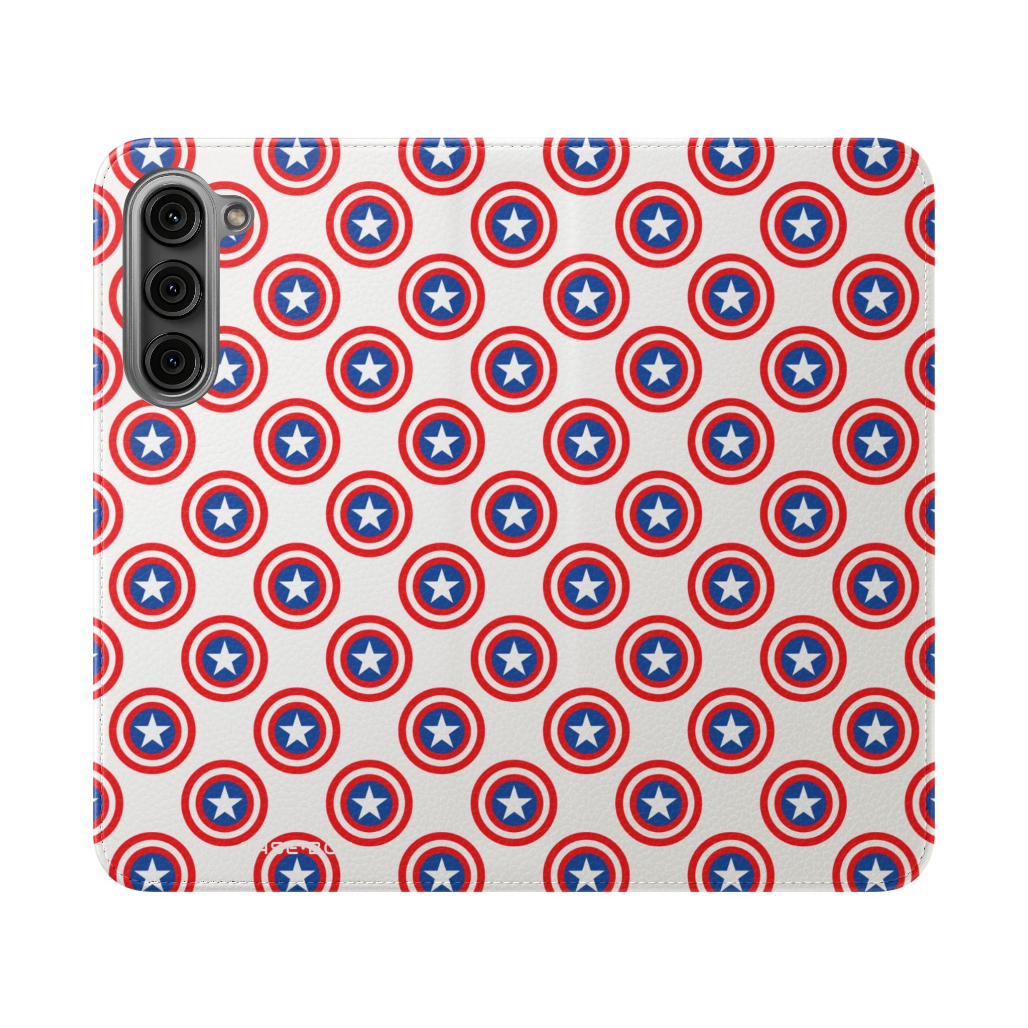 Star Shield Pattern - Samsung S23+ Case - Wallet