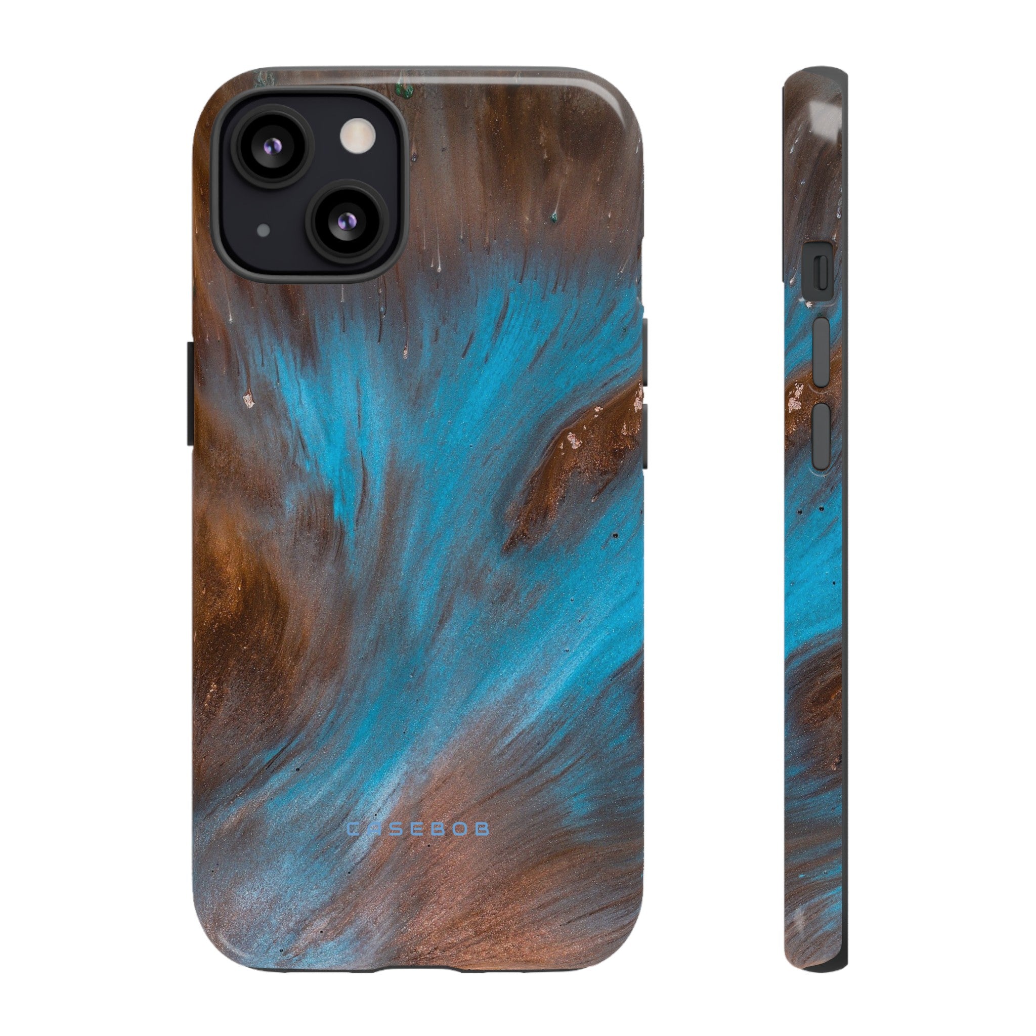 Blue Lagoon Ink Art - Protective Phone Case