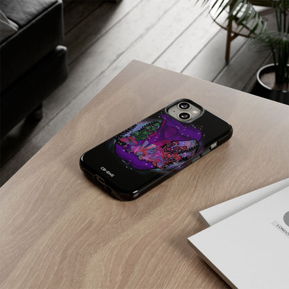 Mystical Purple Apple - iPhone Case