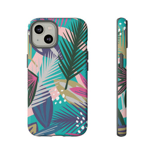 Tropical Leaf Loki - Protective Phone Case