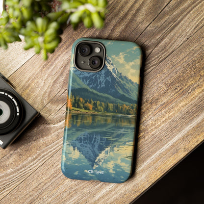 Mountain Reflects Calm - iPhone Case