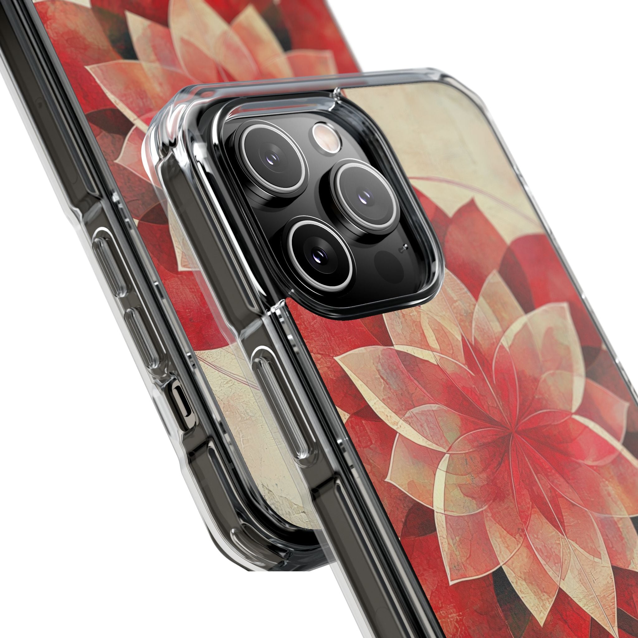 Crimson Bloom iPhone 14 Pro Max Case - Impact