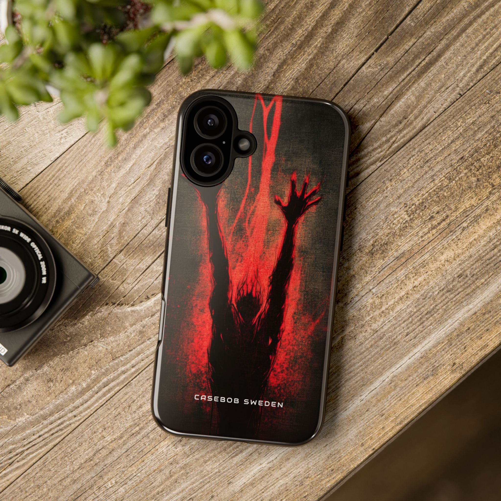 Gothic Crimson Ascension iPhone 16 - Tough Phone Case