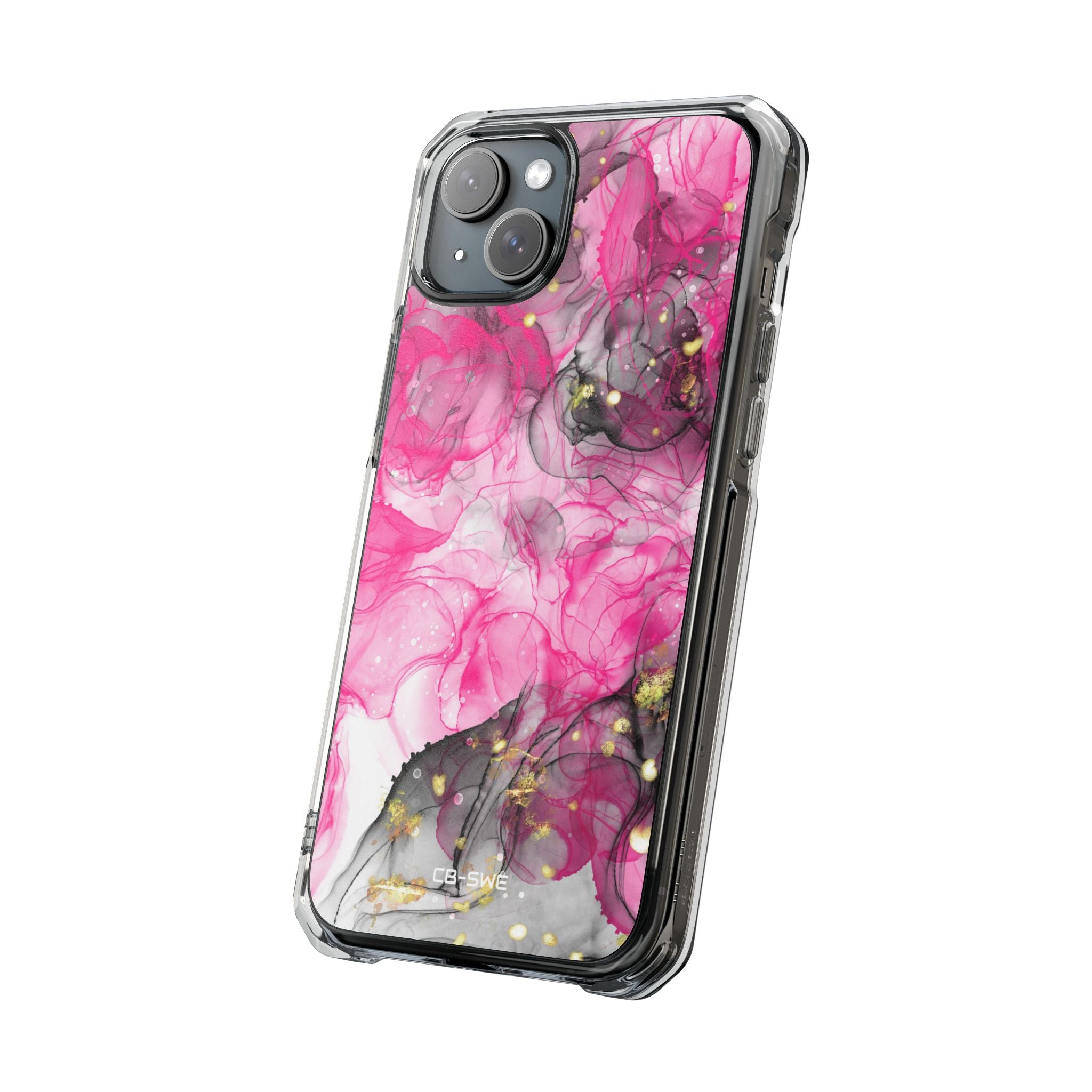 Vibrant Pink Swirls iPhone Case - Impact