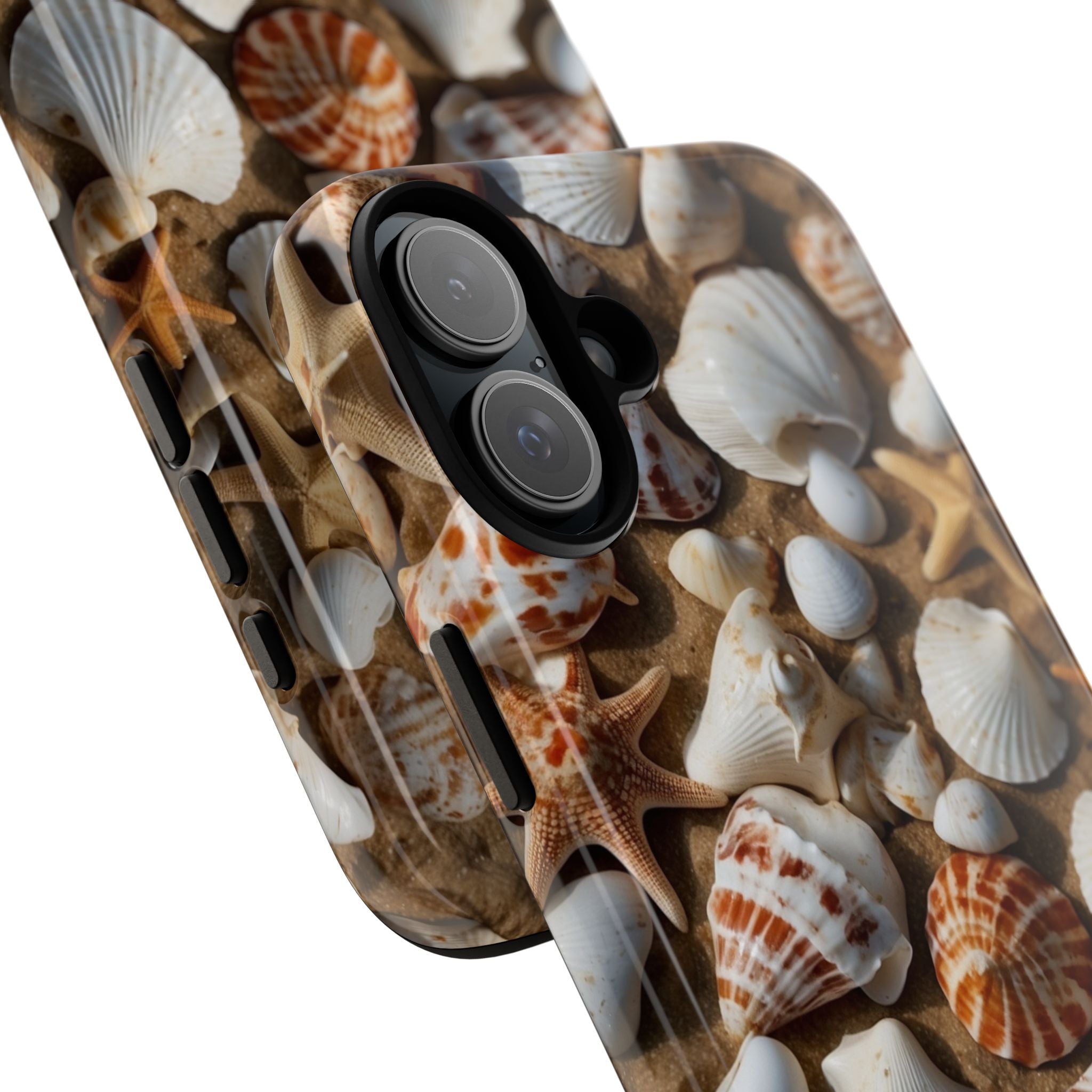Seashells Embrace Shore - iPhone Case