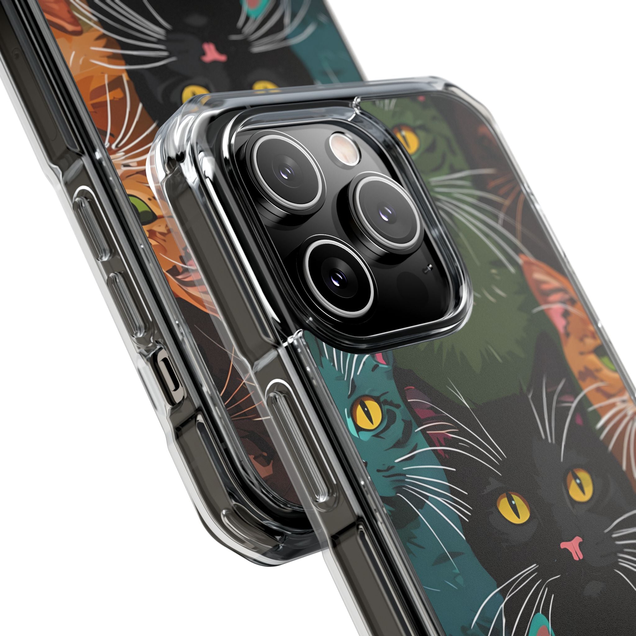 Colorful Cat Charisma iPhone Case - Impact