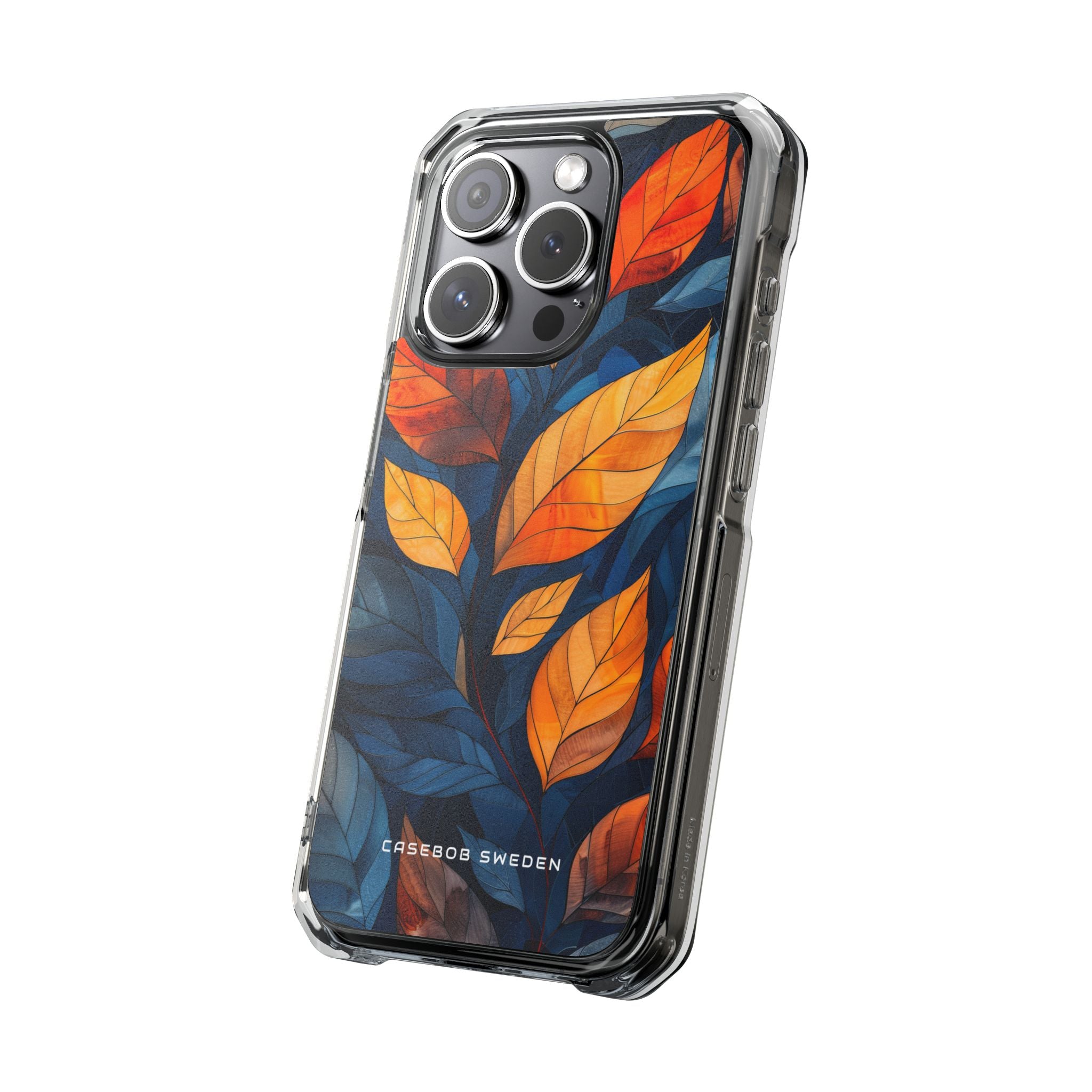 Stained Glass Blossoms iPhone 15 - Clear Impact Phone Case