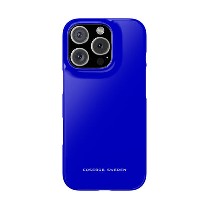 Medium Blue iPhone 16 - Slim Phone Case