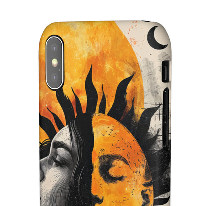 Sunlit Duality | Slim Phone Case for iPhone