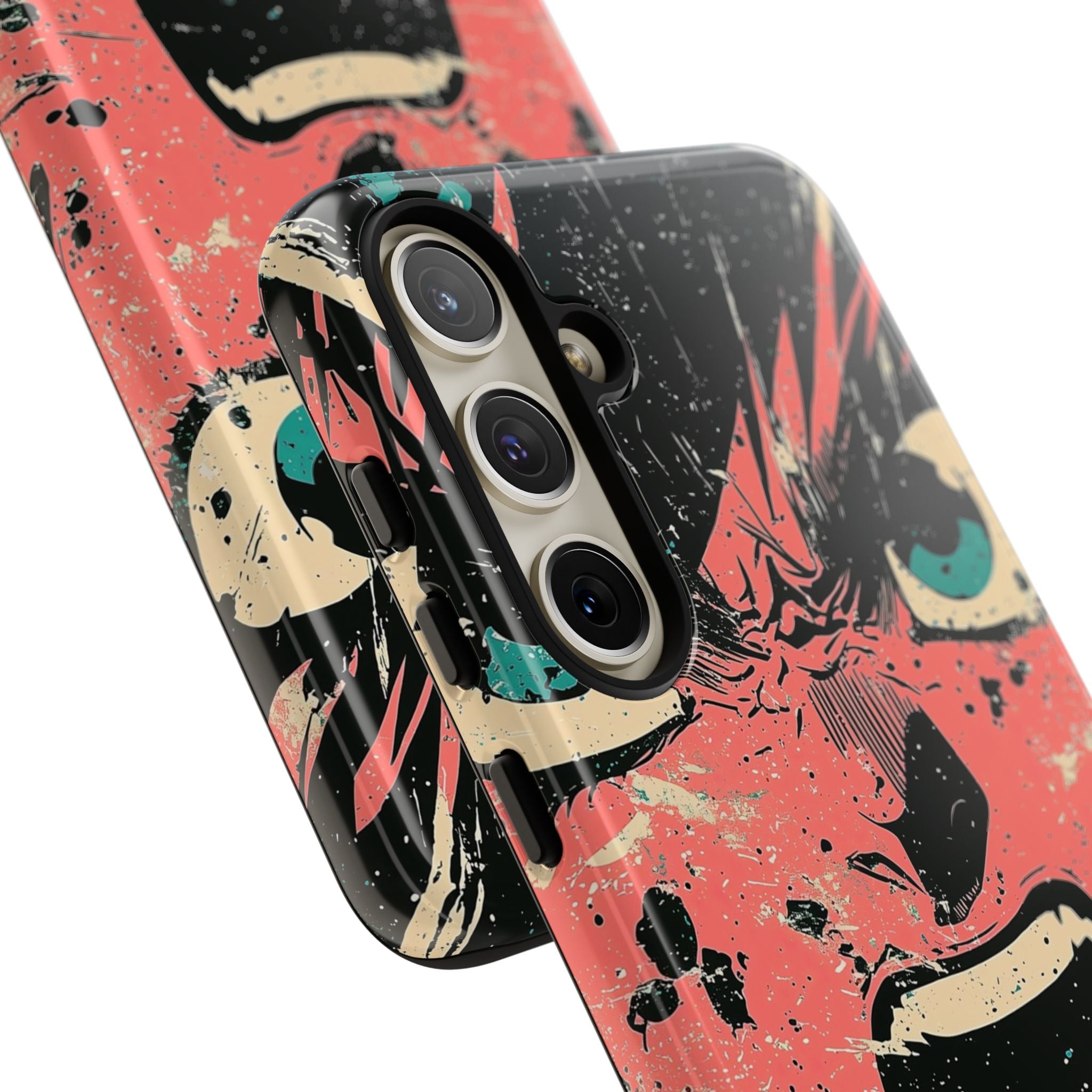 Screaming Face Pink Samsung S24 Plus Case - Tough