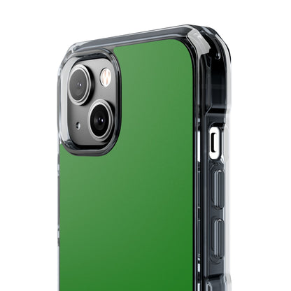 Forest Green - Clear Impact Case for iPhone