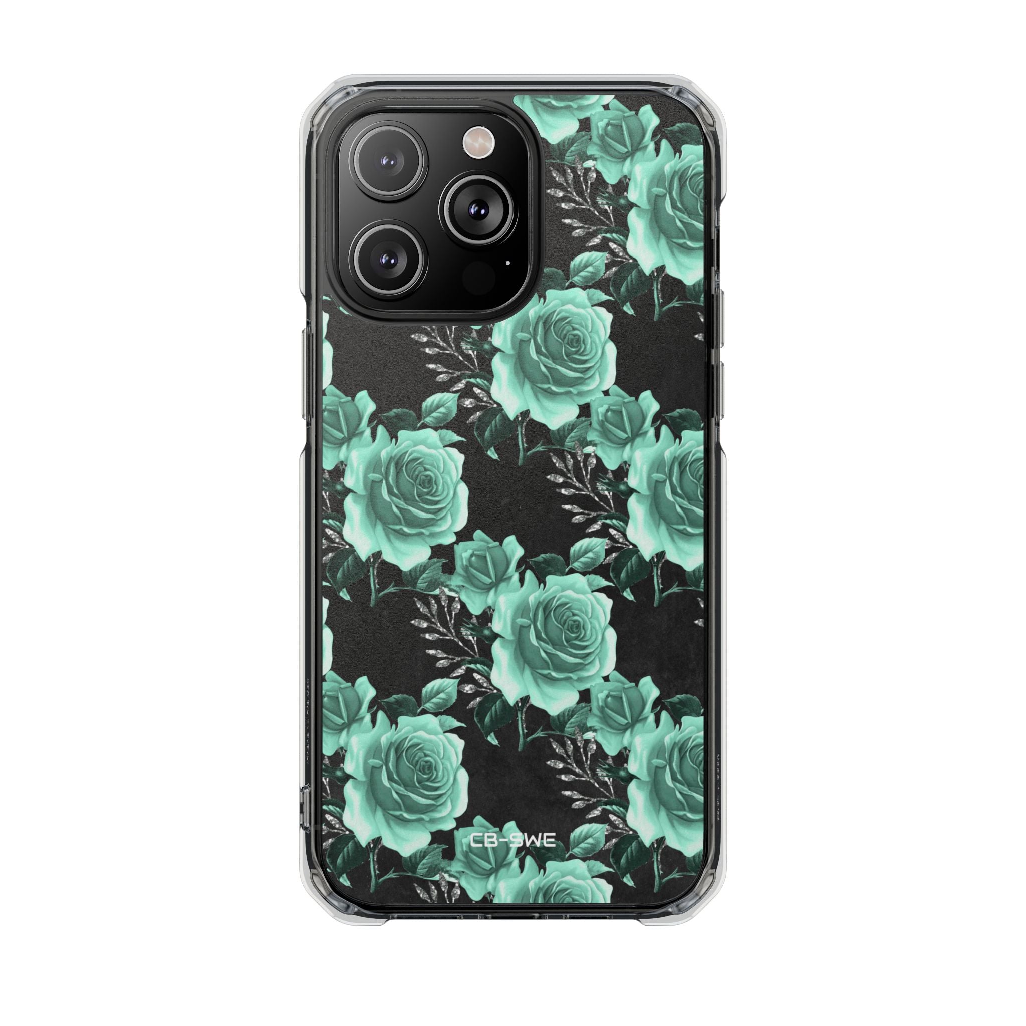 Turquoise Rose Symphony iPhone Case - Impact
