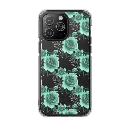 Turquoise Rose Symphony iPhone Case - Impact