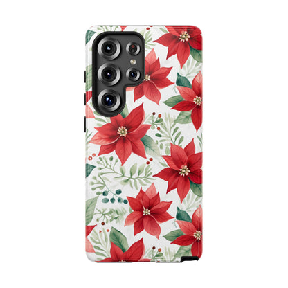 Poinsettias Bloom Bright - Samsung Case
