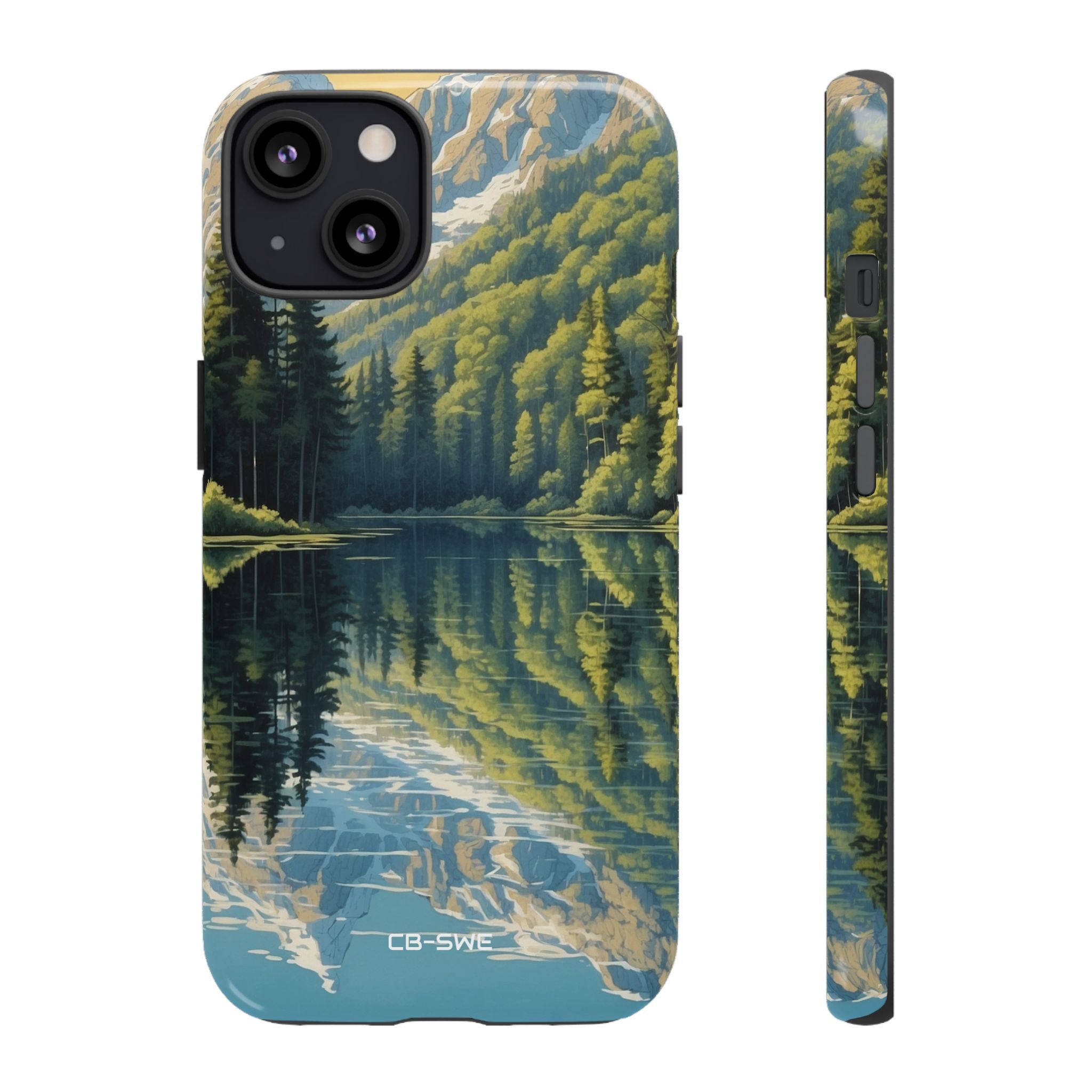 Mountain Peaks Reflect - iPhone Case
