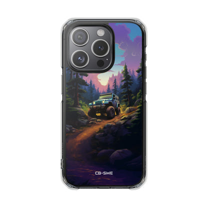 Sunset Forest Drive iPhone Case - Impact