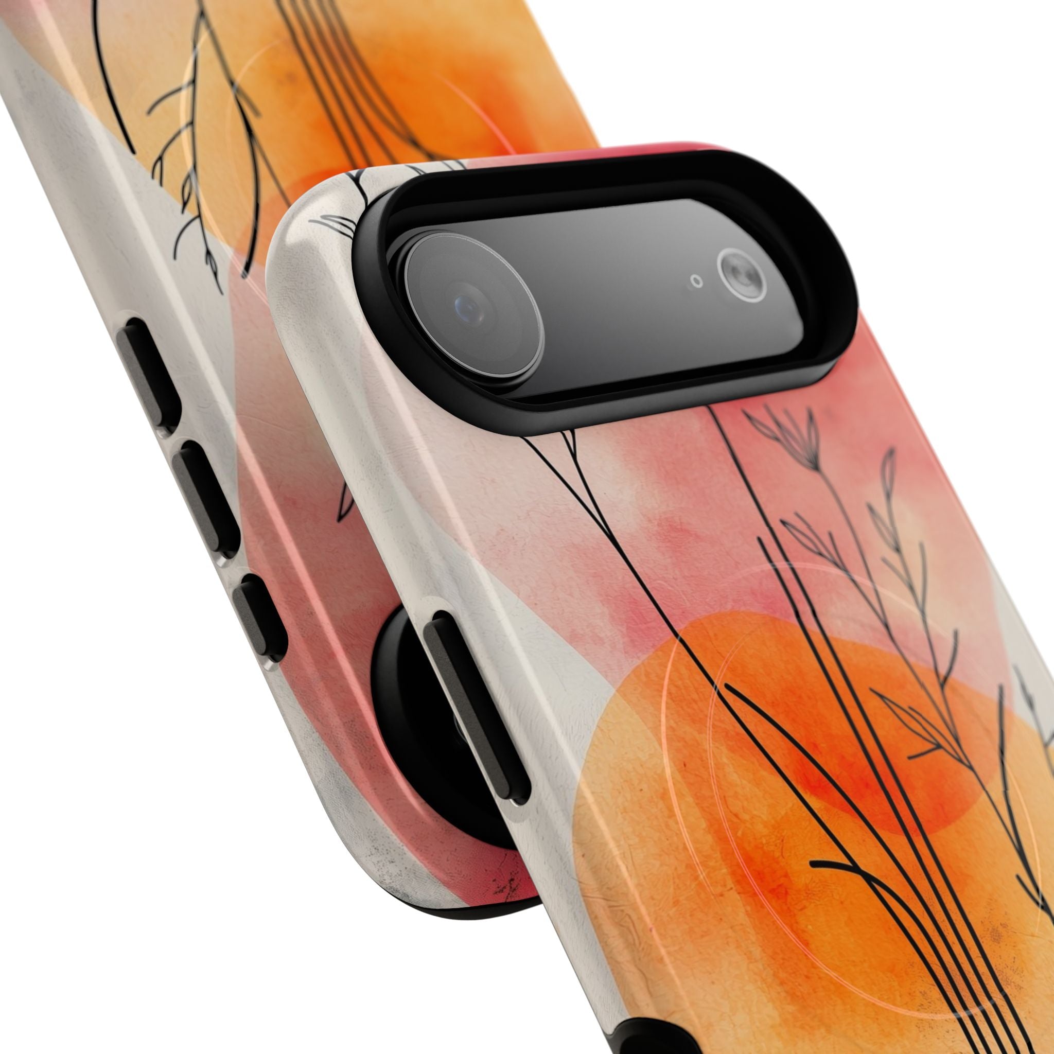 Curved Stem Sunset iPhone 17 Air Case - Tough+