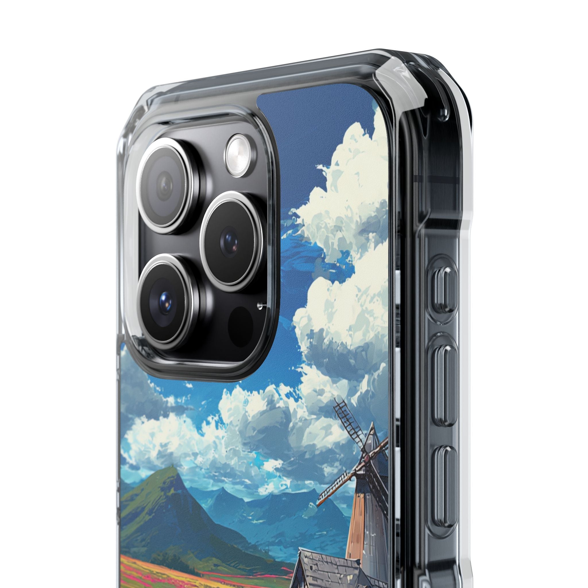 Impressionistic Summer Windmill iPhone Case - Impact