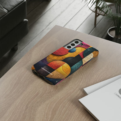 Vibrant Geometric Art - Tough Samsung S22 Phone Case