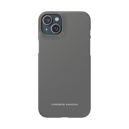 Dim Gray iPhone 15 - Slim Phone Case