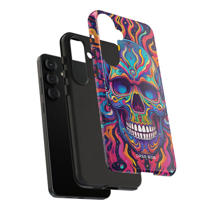Flaming Skull Samsung S25 Plus Case - Tough
