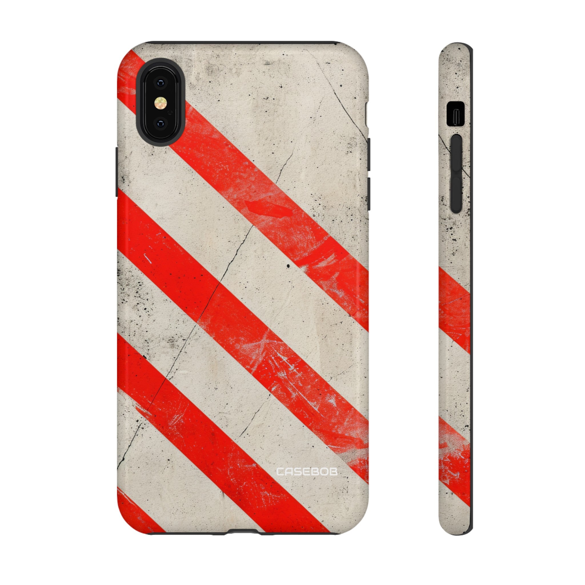 Crimson Line Minimalism - Protective Phone Case