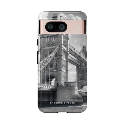 Tower Bridge Monochrome Architecture Study Google Pixel 8 - Tough Phone Case