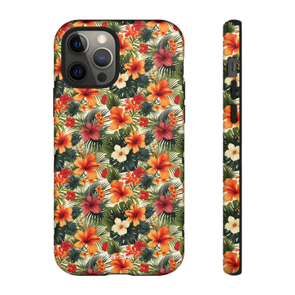 Tropical Blooms Flourish - iPhone Case