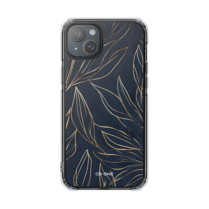 Modern Gold Leaves iPhone Case - Impact