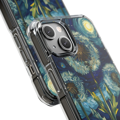 Dandelions Under Starlight iPhone Case - Impact