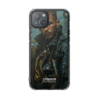 Cyber Rebel Portrait iPhone 15 - Impact Clear+
